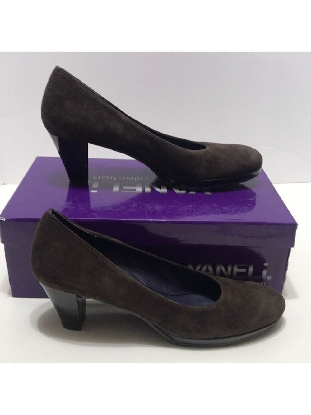 Vaneli Purple Collection Suede Pump Heels Size 9N